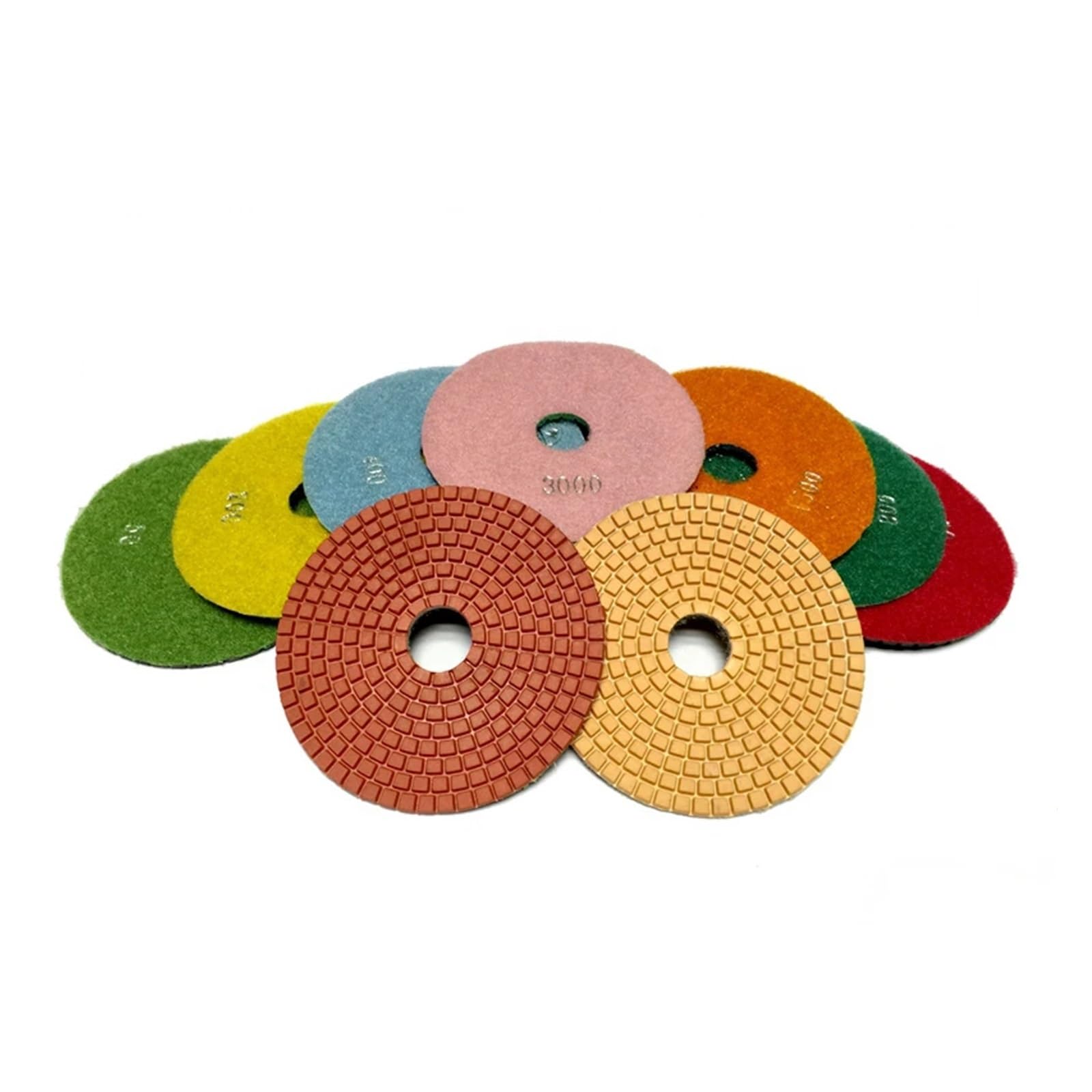 Diamant-Polierpads, Diamant-Polierpad, 10 Stück/Lot, 12,7 Cm, Nasspolierpad, 125 Mm, Steinpads for Marmor, Granit, Betonboden
