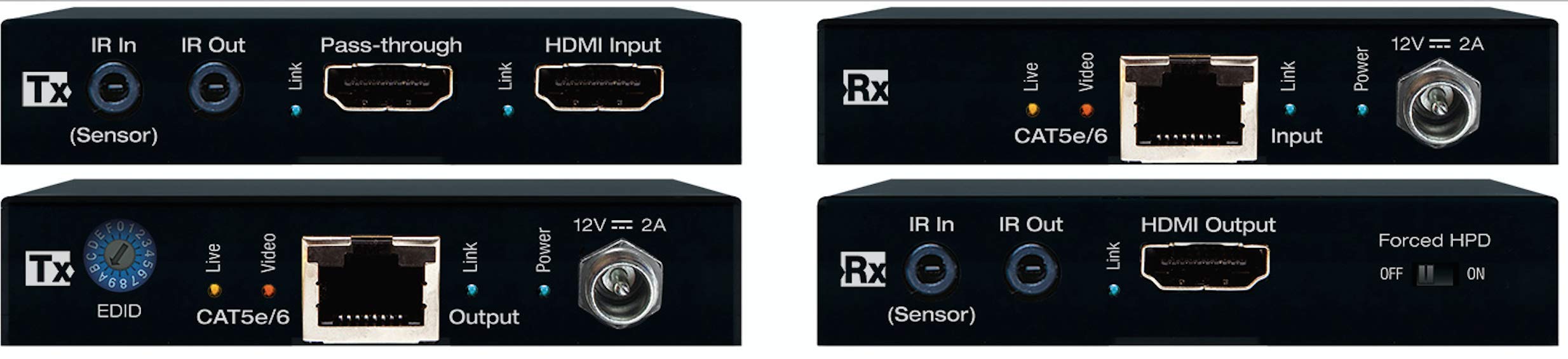 Key DigitalKD-EX18G: HDMI Over 35m CAT6 Extender Set