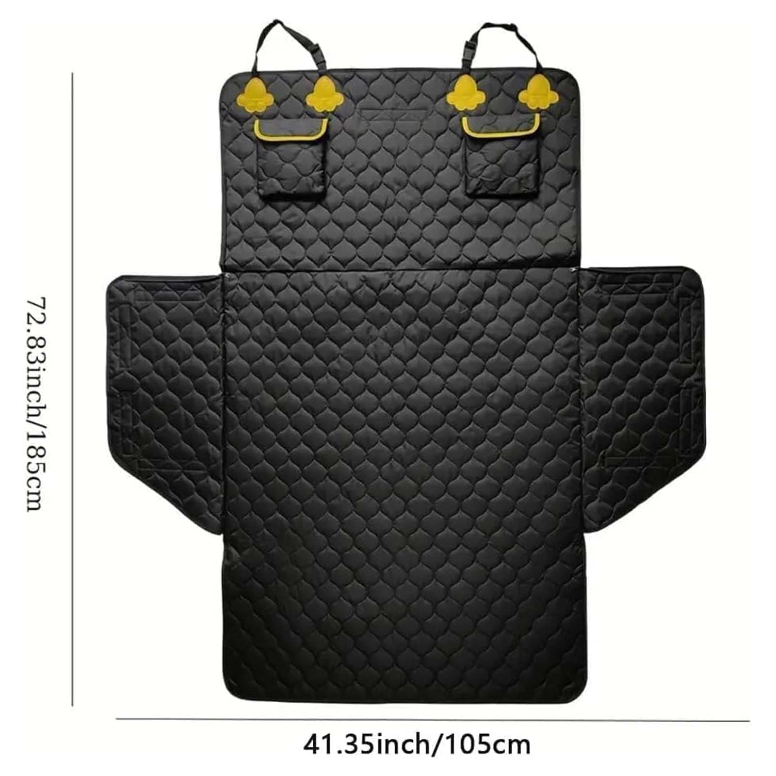 Telo Bagagliaio Auto per Cani per Mini 2Doors/Cooper/Cooper S/Cooper SE, Fodere Sedili per Cani per Veicoli Antistrappo e Impermeabile con Protezione Laterale