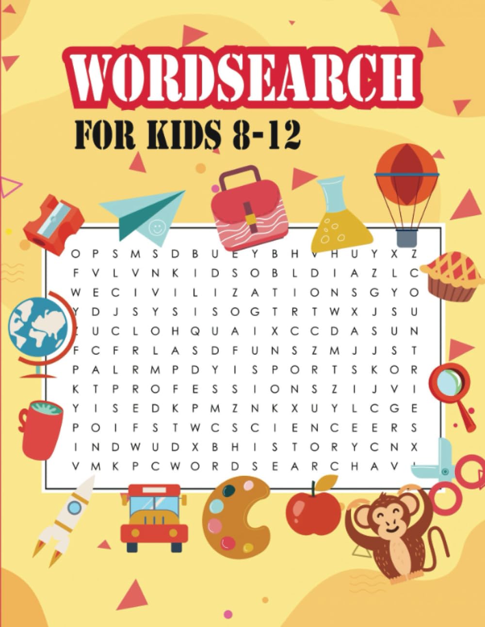 WhizWord Wonders: Exciting Word Search Puzzles for Kids 8-12