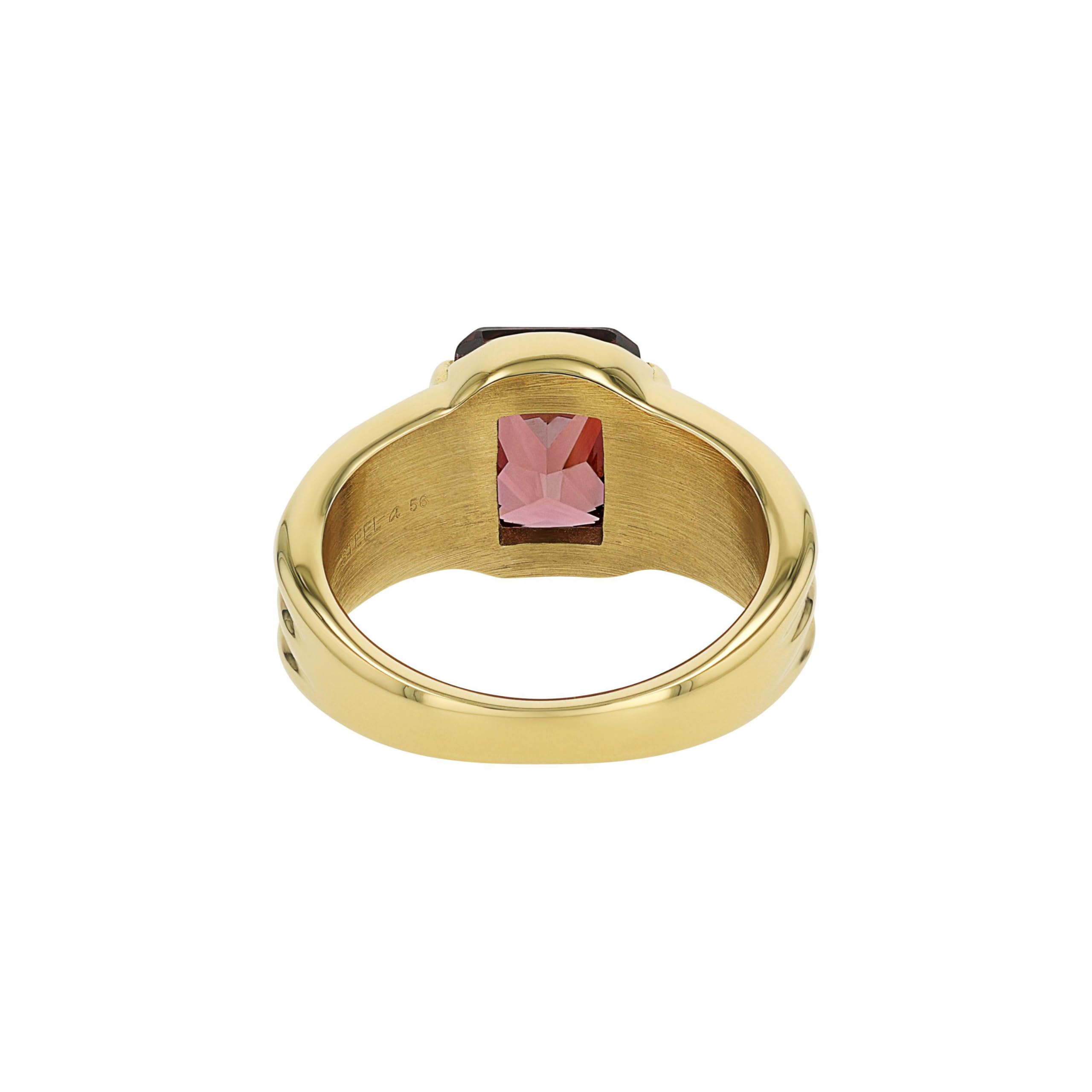 JOOP! Ring für Damen, Edelstahl, 11 mm, mit Zirkonia, gold, Geschenkidee, kommt in Schmuck Geschenk Box