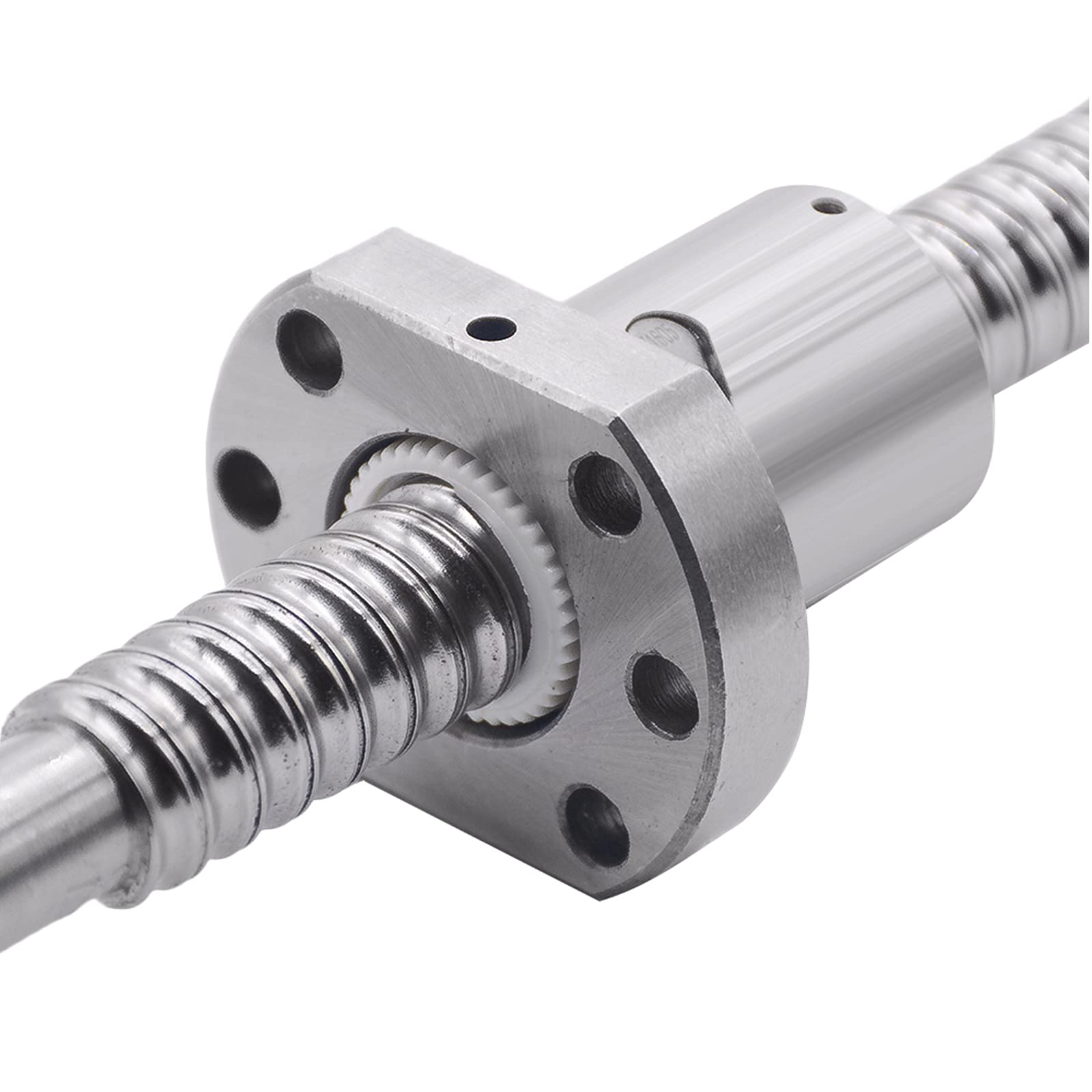 SFU1605 Juego de husillo de bolas de 600 mm, husillo roscado de acero inoxidable, husillo de bolas con soporte BK12/BF12, carcasa de tuerca y juego de embrague, piezas CNC