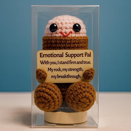 Miniatura 7 de Enrollador de apoyo emocional, regalo de pepino en escabeche hecho a mano, soporte emocional para regalo, pepinillo de ganchillo, apoyo emocional