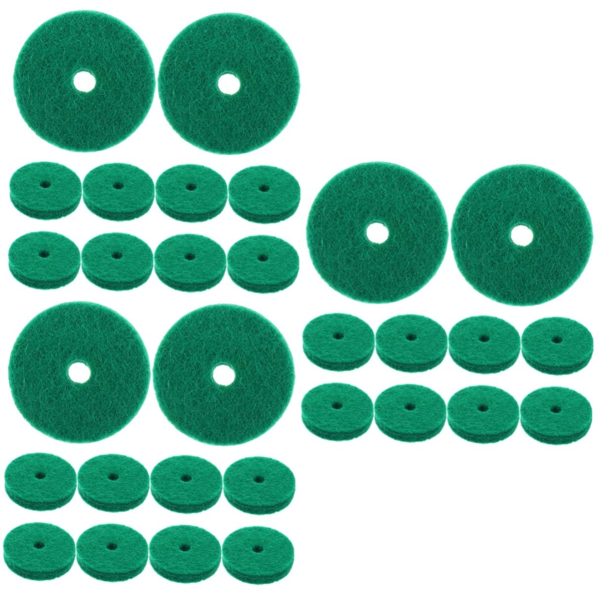 COSMEVIVI 90Pcs Piano Felt Washers for Keyboard Balance Durable Felt Pads for Piano Tuning Easy to Install No Shedding Maintenance