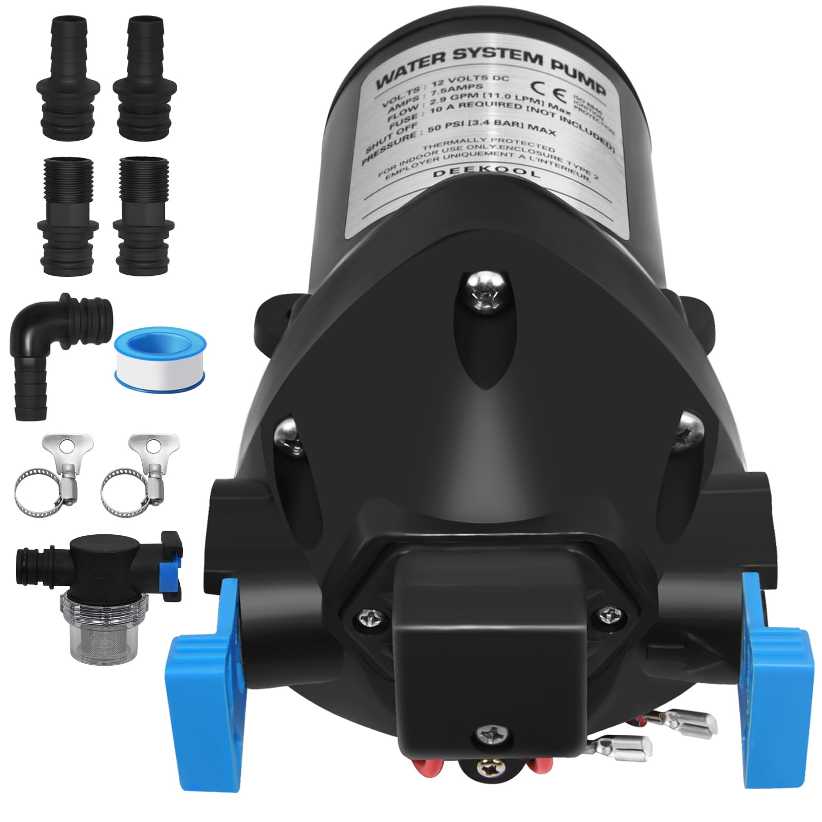 Amazon.com: 03526-144A 12V RV Water Pump Water System Pump