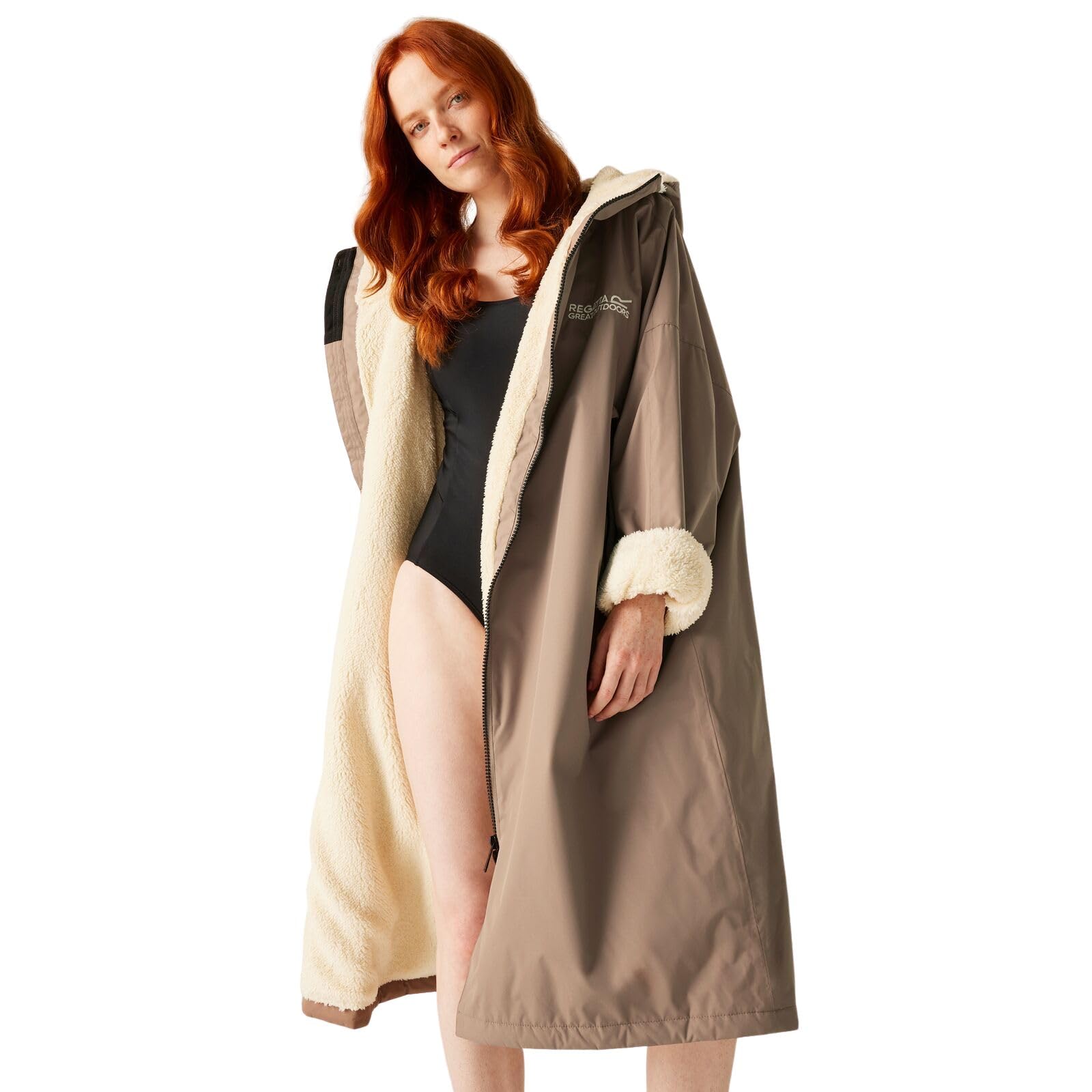 Regatta Men's Mocha Outdoor Active Unisex Waterproof Changing Robe - Xs/S