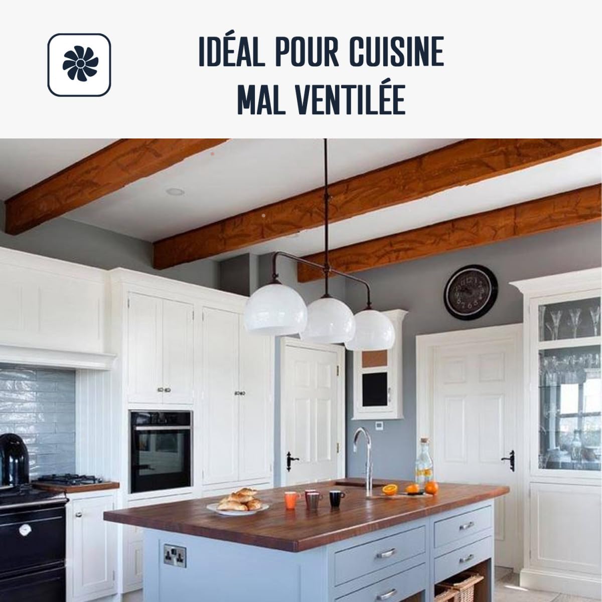 ARCANE INDUSTRIES Peinture cusine lessivable Mur et Plafond | Peinture Anti Odeur & pièce Humide | 29 Couleurs Disponibles : Arcadéco Cuisine - 2.5 L Blanc