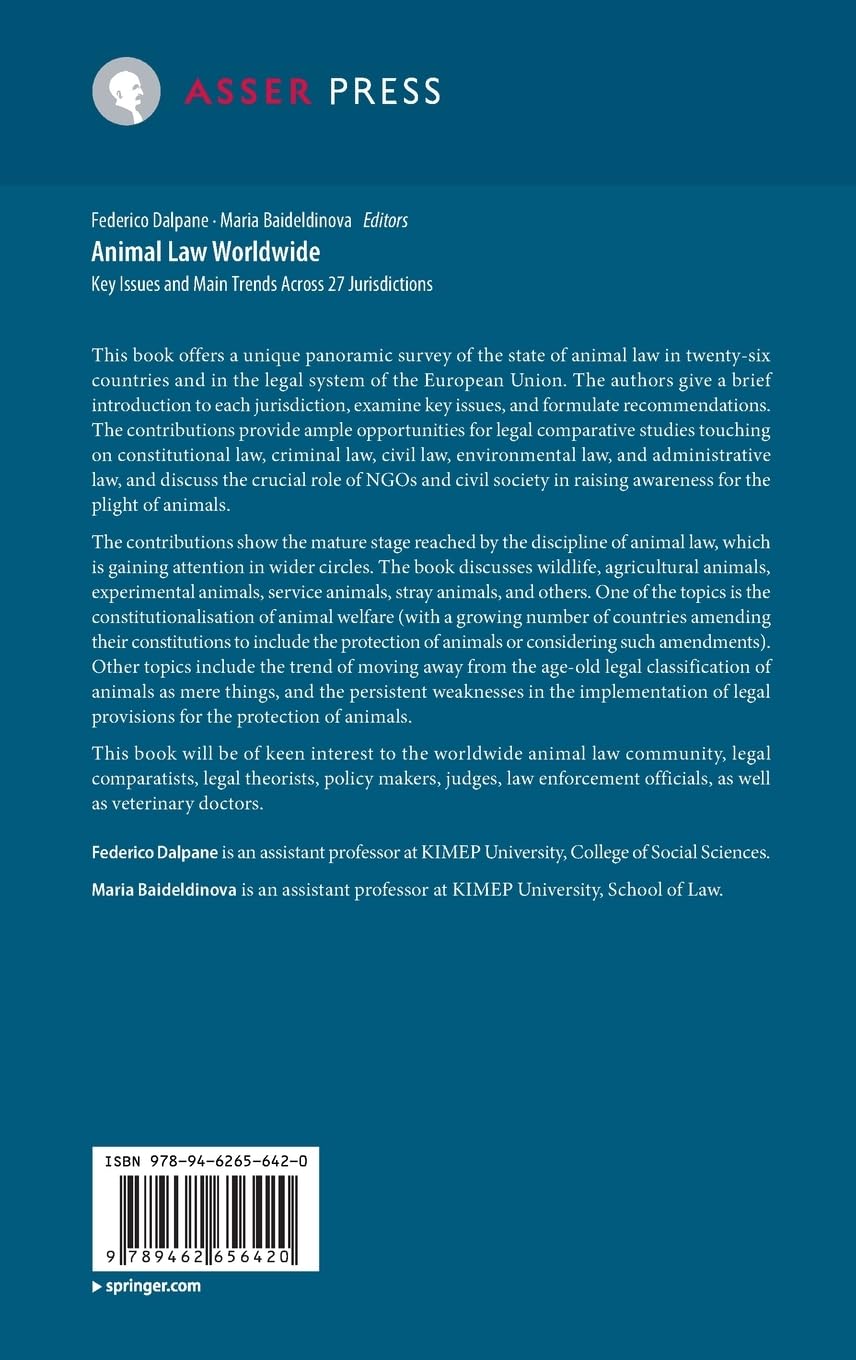 Animal Law Worldwide: Key Issues and Main Trends Across 27 Jurisdictions