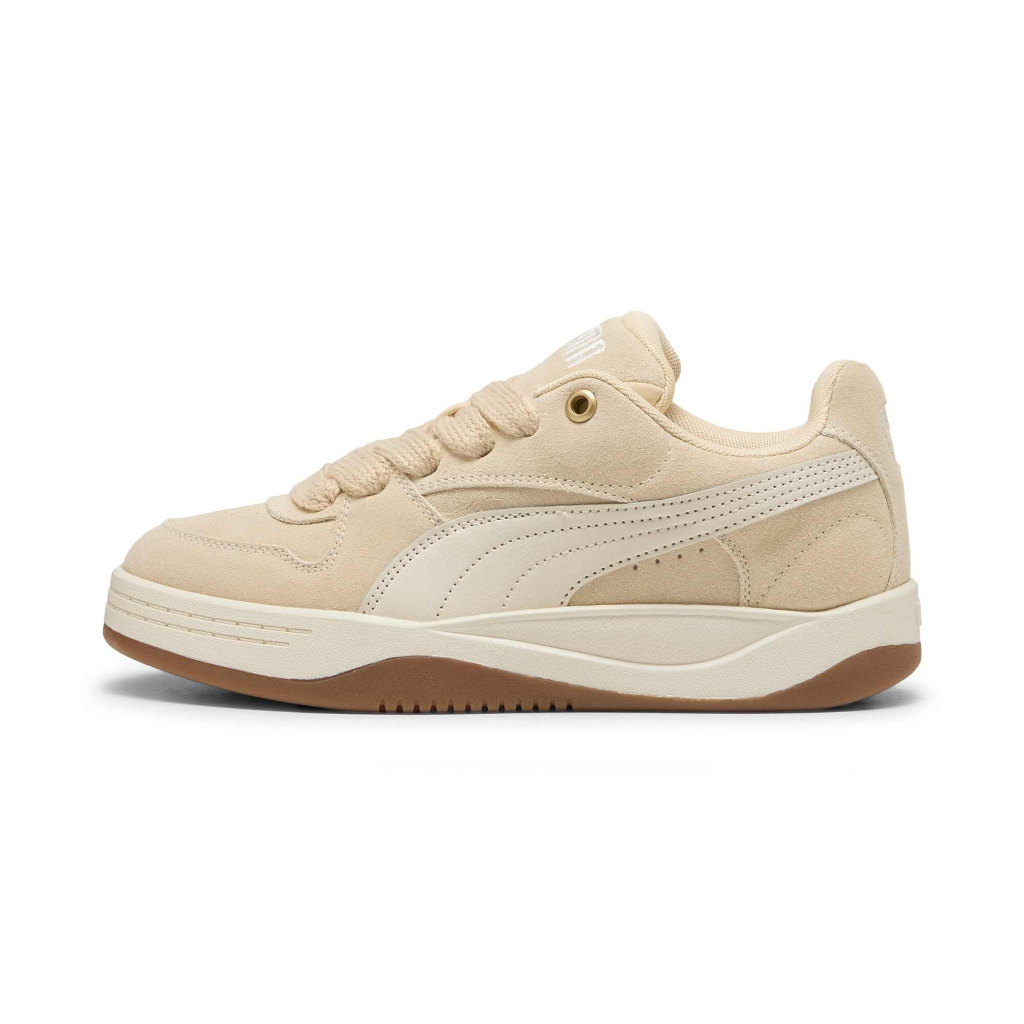 Puma Park Luna Suede Trainers Women's Beige/Ecru Size 36 (3.5)