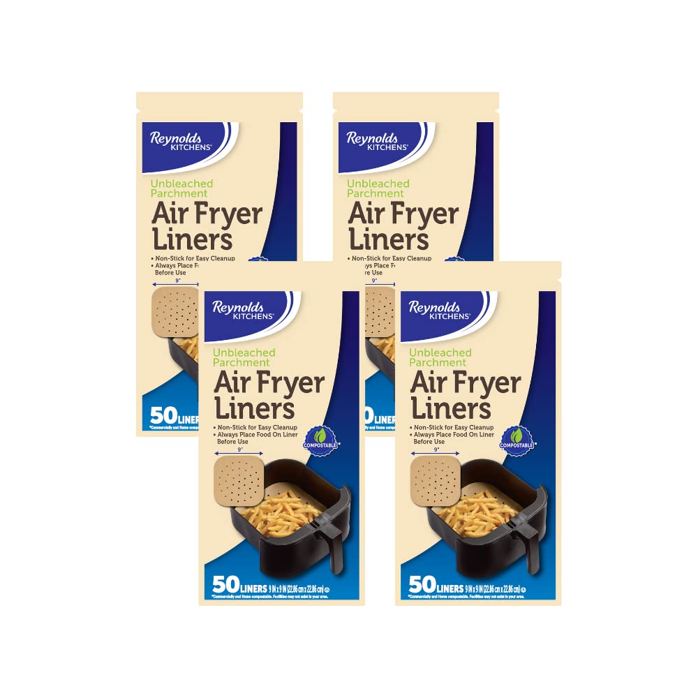 50/100 Piezas Papel Antiadherente Para Freidora De Aire, Liners