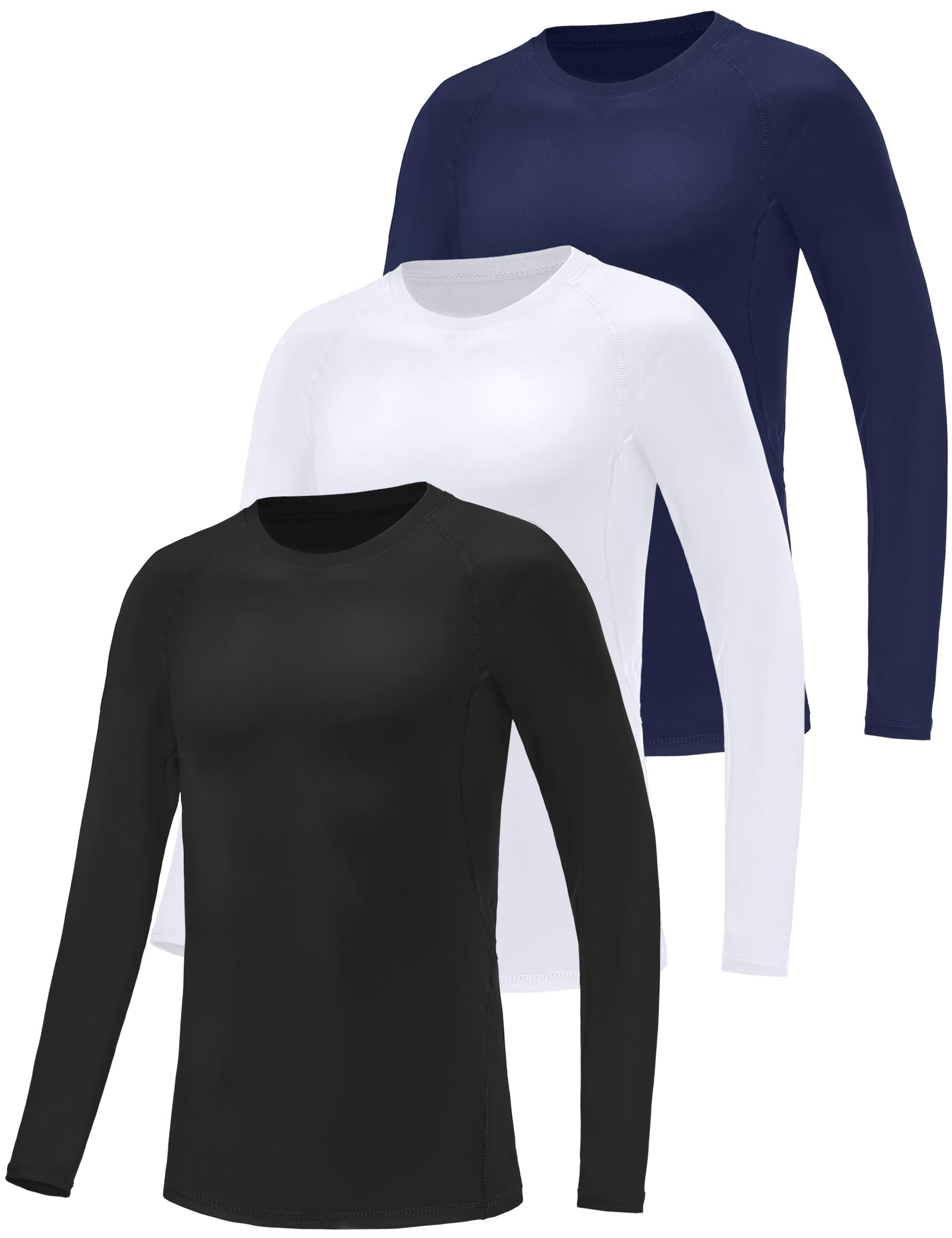 1/3 Pack Boys Girls Youth Compression Shirts/Pants Quick Dry Sports Base Layer Football Basketball Cold Weather Kids