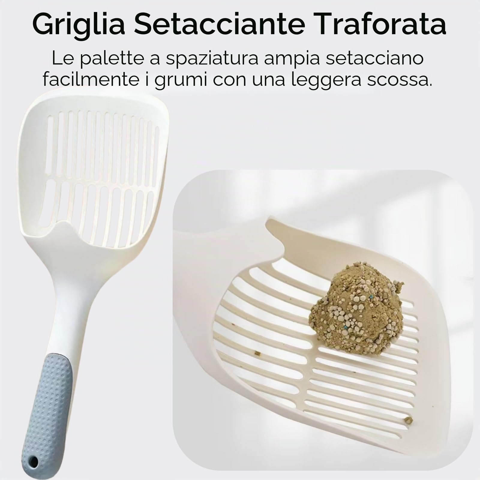 Confezione da 2 scatole per lettiera per gatti in acciaio inossidabile con lati alti - Vassoio per gatti in metallo, grande vassoio per lettiera interna, non assorbe mai gli odori, accessori