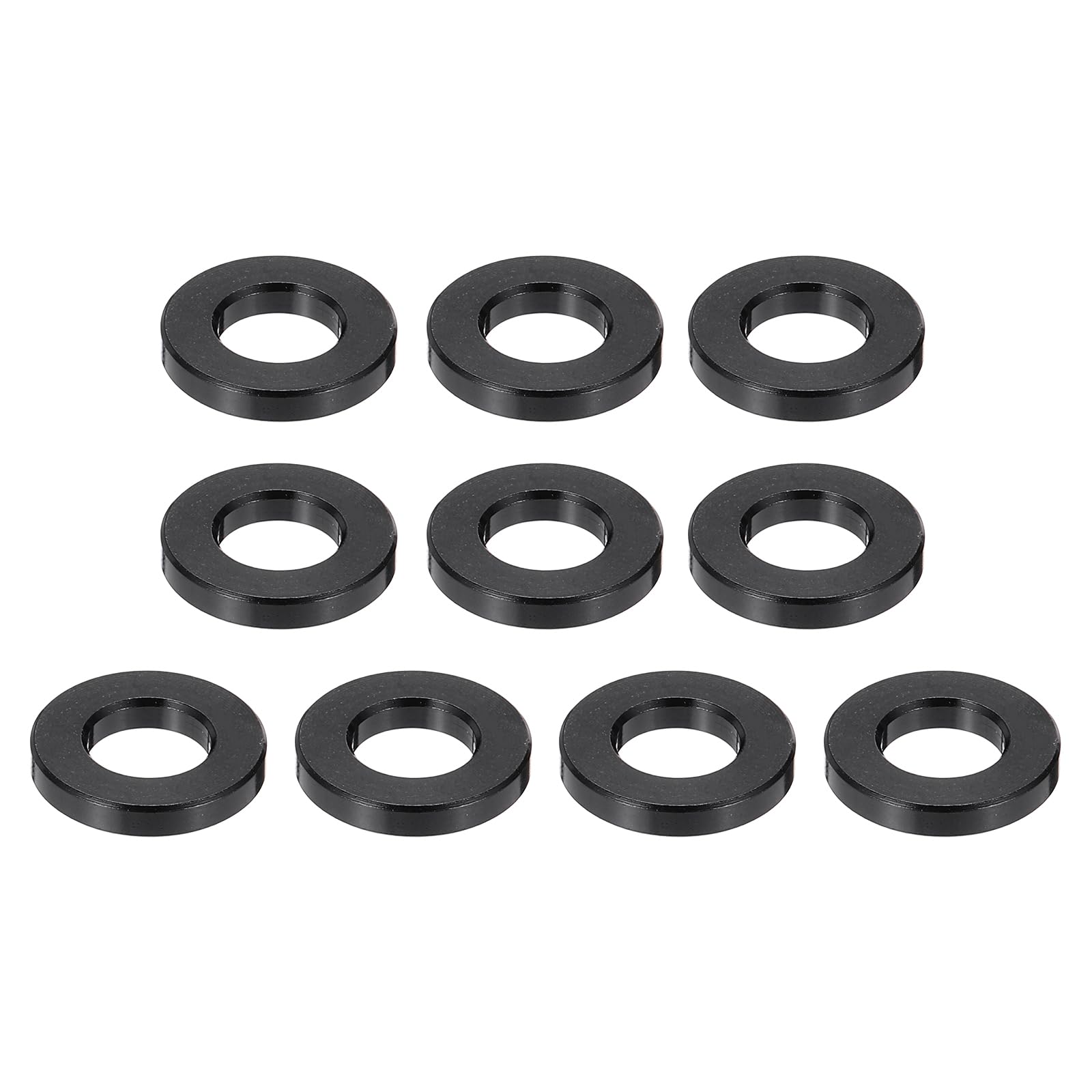 PATIKIL 10pcs M6 Aluminium Spacers, 1/4" ID x 1/2" OD Round Standoff Spacer