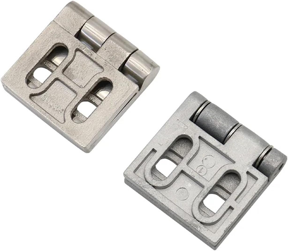 Heavy Duty 304 Stainless Steel Or Zinc Alloy Precision-Cast Concealed Hinge for Industrial Equipment Cabinet Doors 1Pcs(304 SS)
