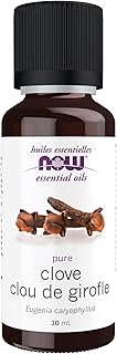NOW Essential Oils, Clove Oil, Balancing Aromatherapy Scent, Steam Distilled, 100% Pure, Vegan, Child Resistant Cap, 30mL