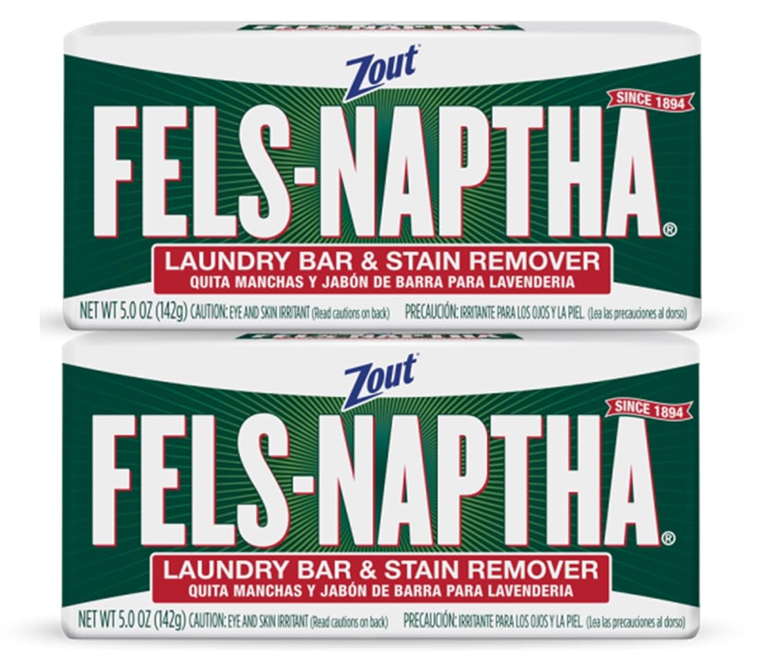 Fels Naptha Laundry Soap Bar - 5.0 oz - 2 pk