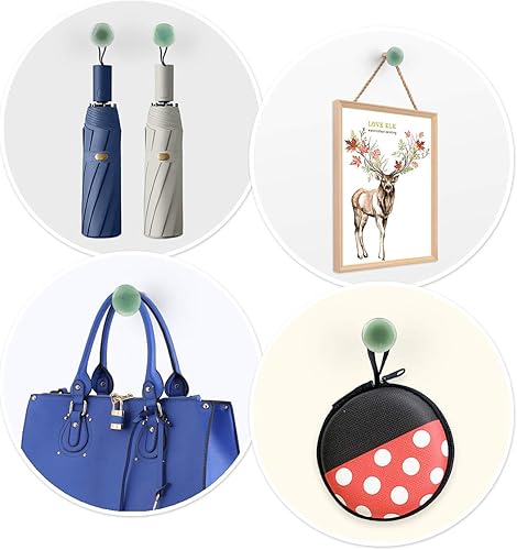 Miniatura 5 de Rockcloud Paquete de 4 pomos de piedra de cristal para cajones con tornillos para decoración del hogar, manijas de piedra de cuarzo de forma redonda