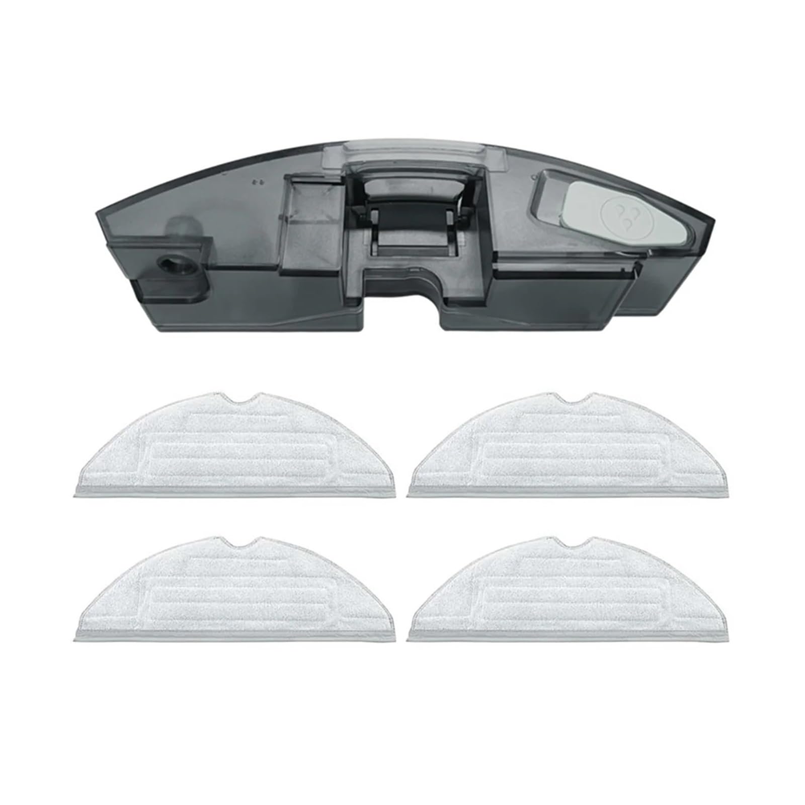 OUNCU Assembly Water Tank,4 Pcs Mop Pads,Compatible For Roborock S7 MaxV Ultra / S7 MAXV / S7 Pro Vacuum Cleaner Parts