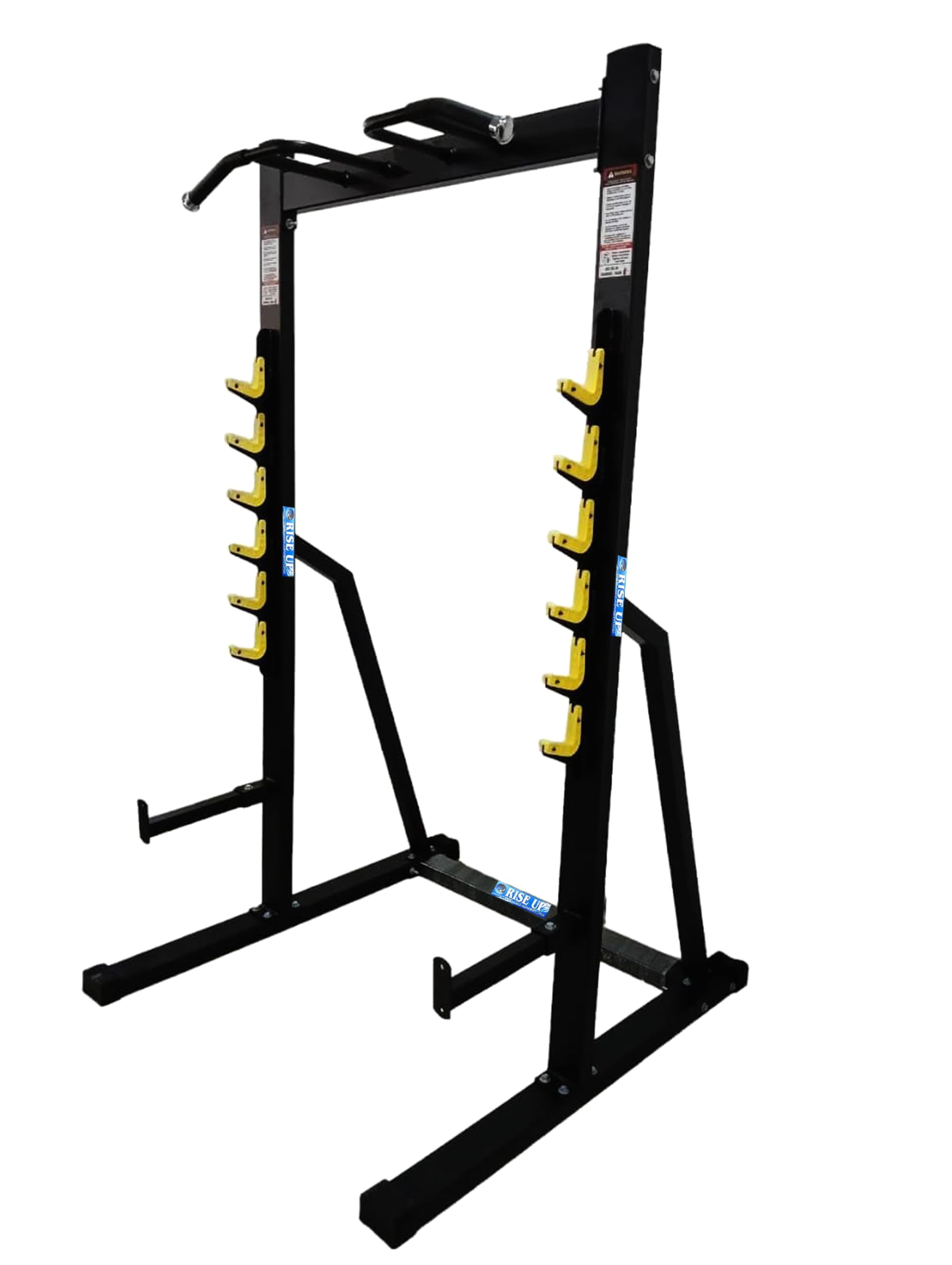 RISE UP ™ Squat Stand 4/2 frame with Bench Biceps Rowing etc Fully Adjustable Capicity up to 550 kg