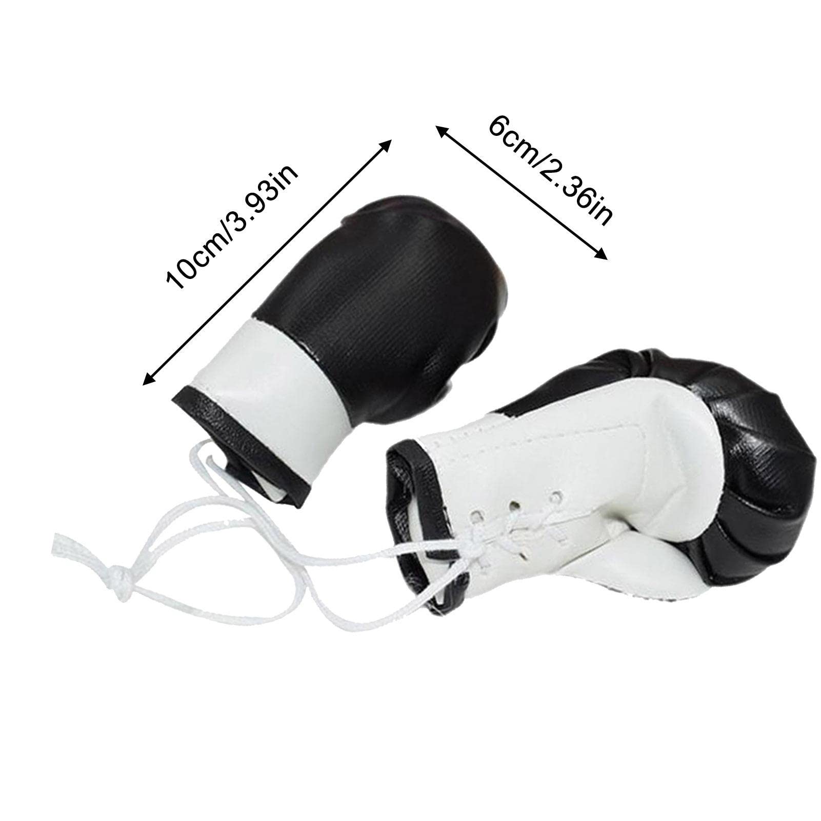 ZORQ Gants de Boxe,Lot de 2 Gants de Boxe Suspendus pour Miroir de Voiture - Gants de Boxe pour Miroir de Voiture Gants de Boxe Accessoires de Boxe Miniatures Gants de Boxe pour décor de Sac
