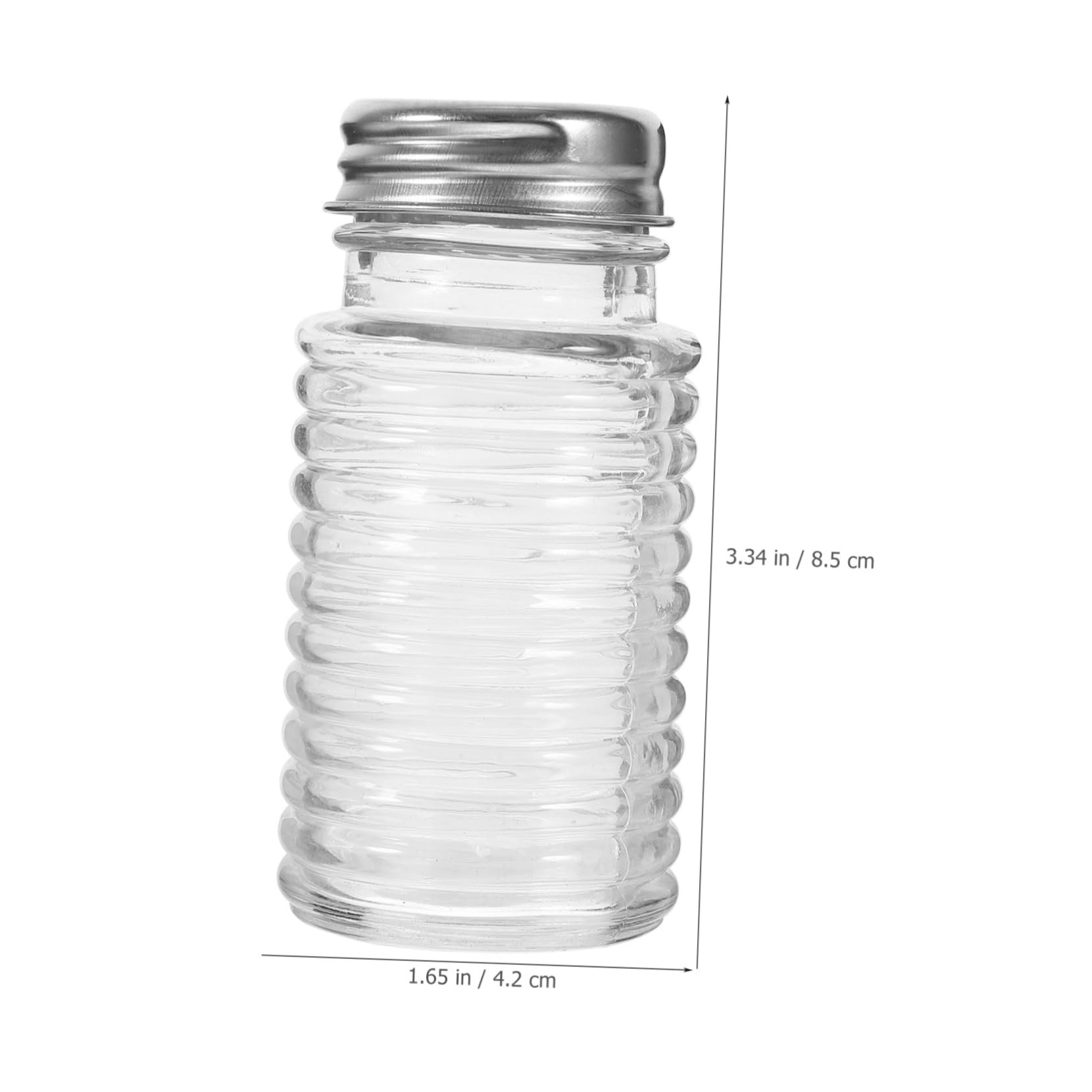 8stücke Glas Salz Und Pfefferstreuer Elegante Gewürzdispenser Für Küche Präzise Dosierung Vielseitig Einsetzbar Für Gewürze Und Kräuter
