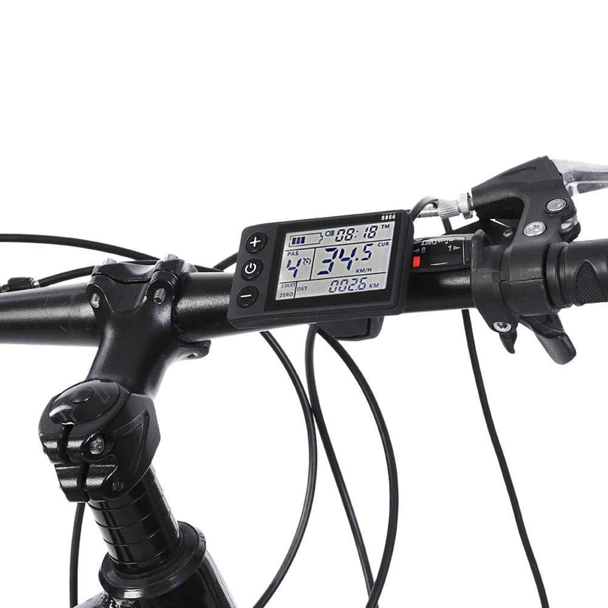 Ausi Contrôleur de moteur électrique sans balais 36 V 350 W, panneau d'affichage LCD étanche, kit de contrôleur pour vélo et trottinette électrique