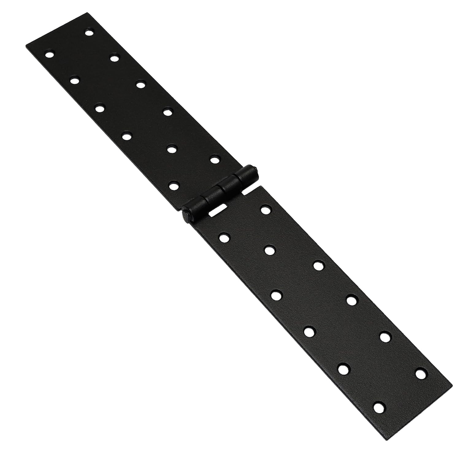 SolaDirect Pack Of 1 X 300 Backflap Hinge BlackSteel Back Flap HingesWeather ResistantRust Proof Powder CoatingStrap Hinges from B&Q
