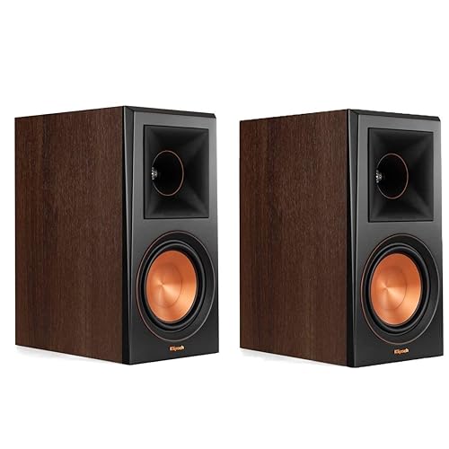 Klipsch RP-600M Bookshelf Speakers (Pair) (Walnut)