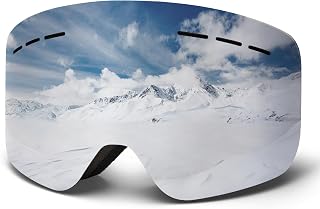 Dei tkeyts Ski Goggles for Unisex Youth Teens, Snowboarding Goggles Over Glasses Compatible Helmet, 100% UV Protection,Cycling Motorcycle Snowmobile Ski Goggles, Anti Fog OTG Winter Snow Goggles
