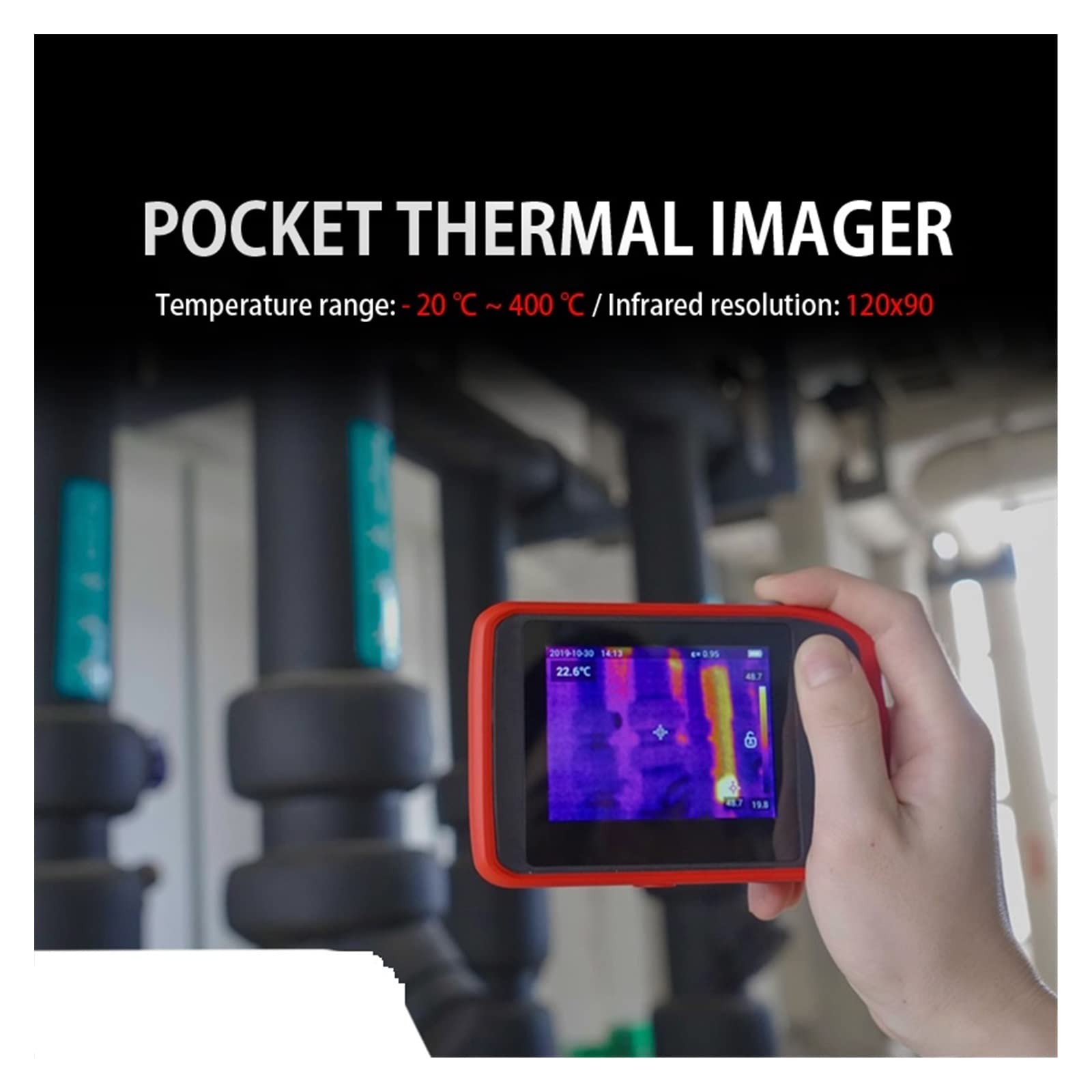 Kamera Termowizyjna, Przenośna kamera termowizyjna o rozdzielczości 10800 pikseli do naprawy temperatury termicznej kamery termowizyjnej RęCzna Kamera Na Podczerwień