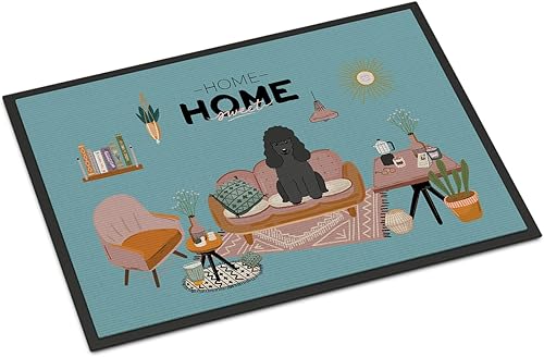 Caroline's Treasures CK7916MAT - Tapete para puerta delantera, 18 x 27 pulgadas, para interiores y exteriores, para entrada, antideslizante,