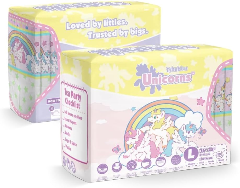 Tykables Unicorns - Pack of 10 (Large)