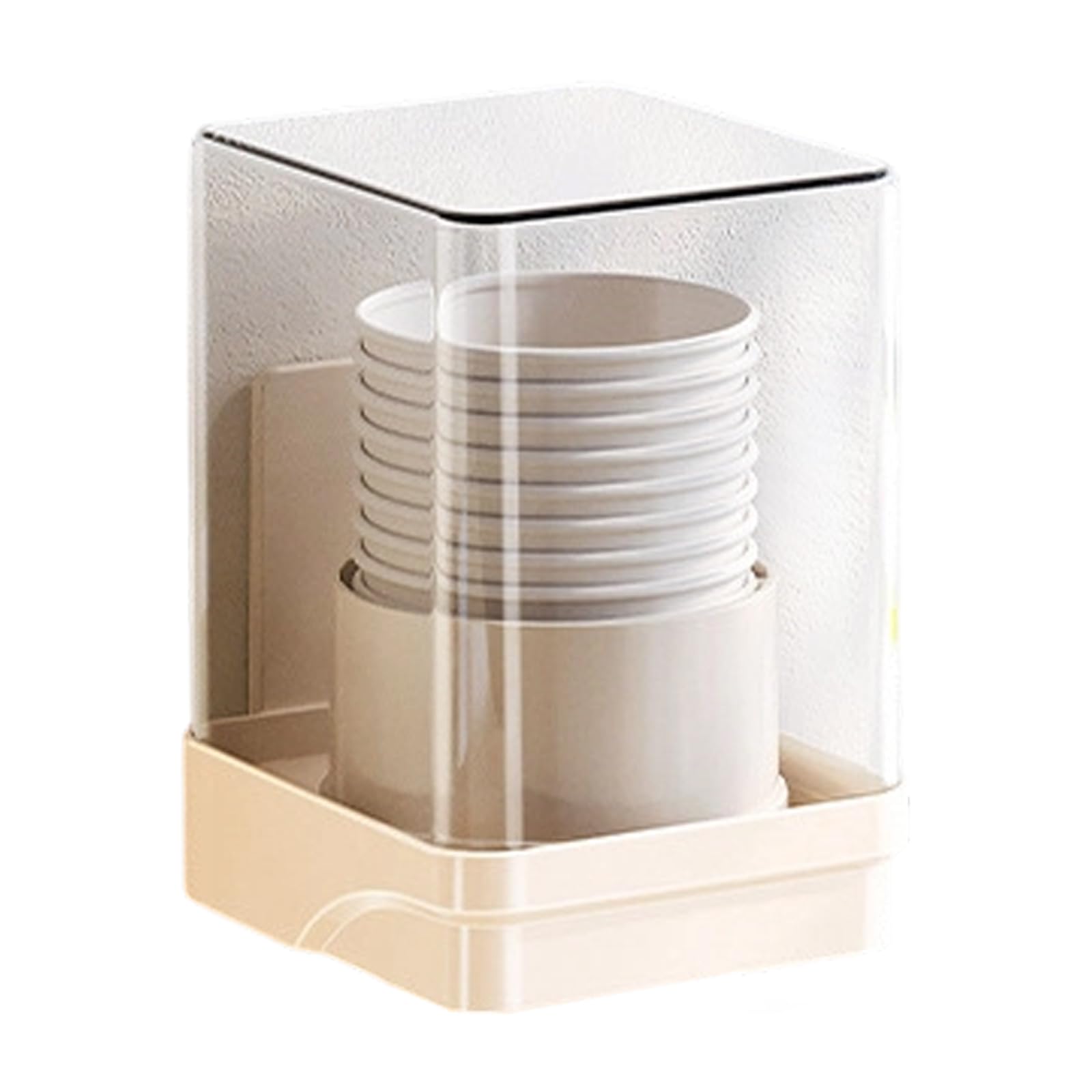 Kaeltsyn Wall Mounted Cup Holder Without Tool Installation Sturdy ABS PET PP Frame Portable Designs for Any Room Wall Mounted Cup Planner
