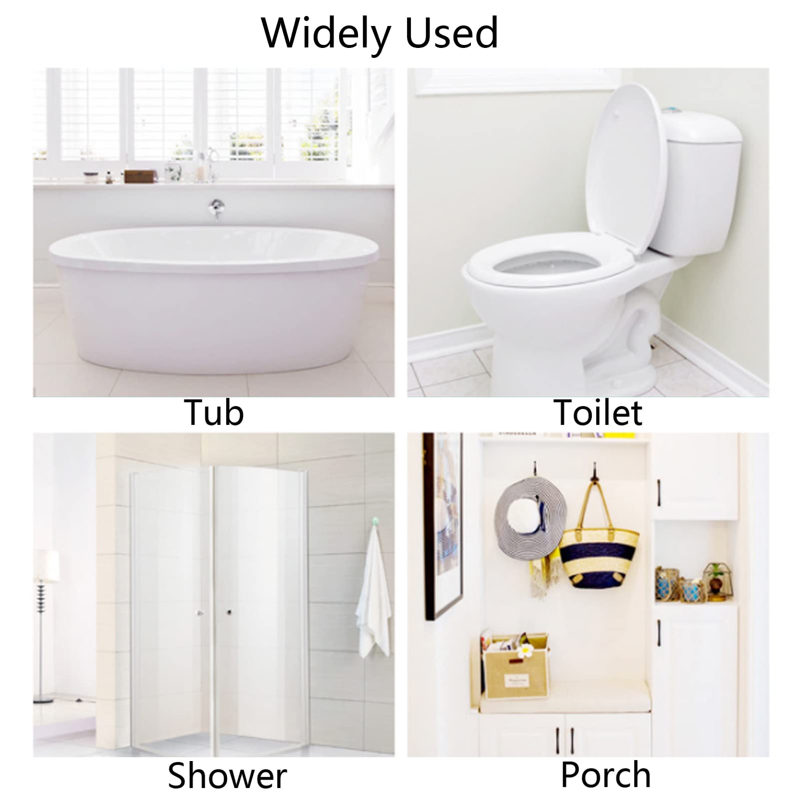 Asa De Seguridad para Baño, Antideslizante Manija de la Ducha, Pasamanos WC, Tirador para baño para Ancianos, minusválidos, Niños, Personas Mayores,45cm/17.7in