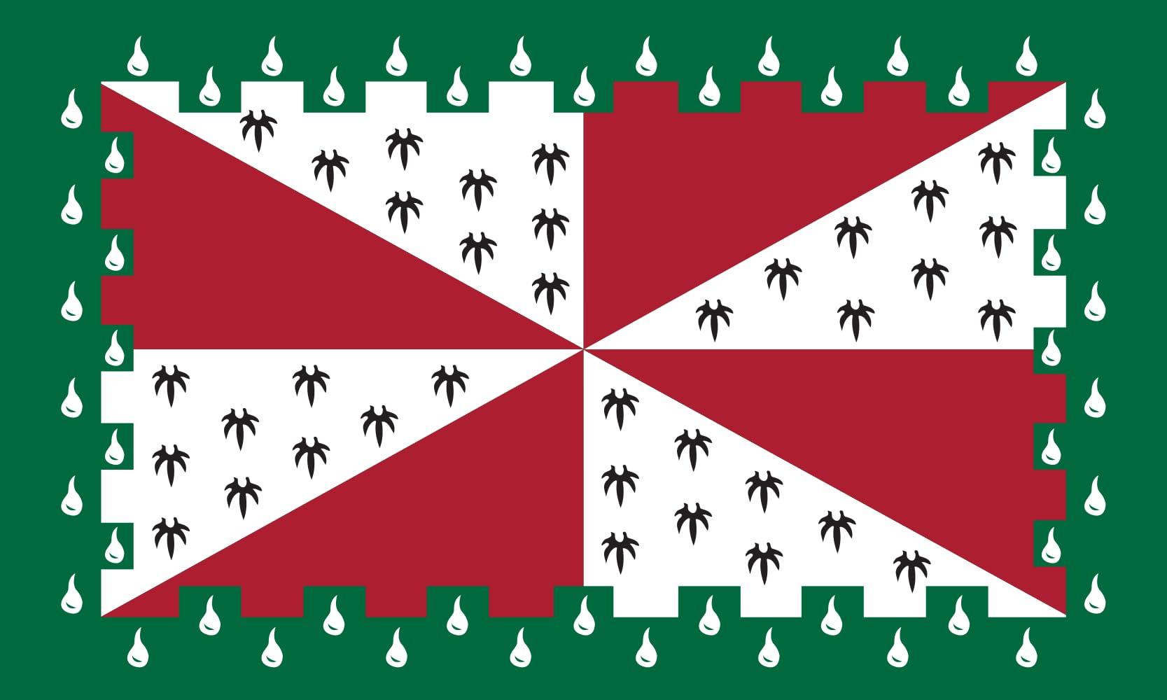 Drapeau XL Loudoun County Virginia anti-effilochage pour mât exposé au vent