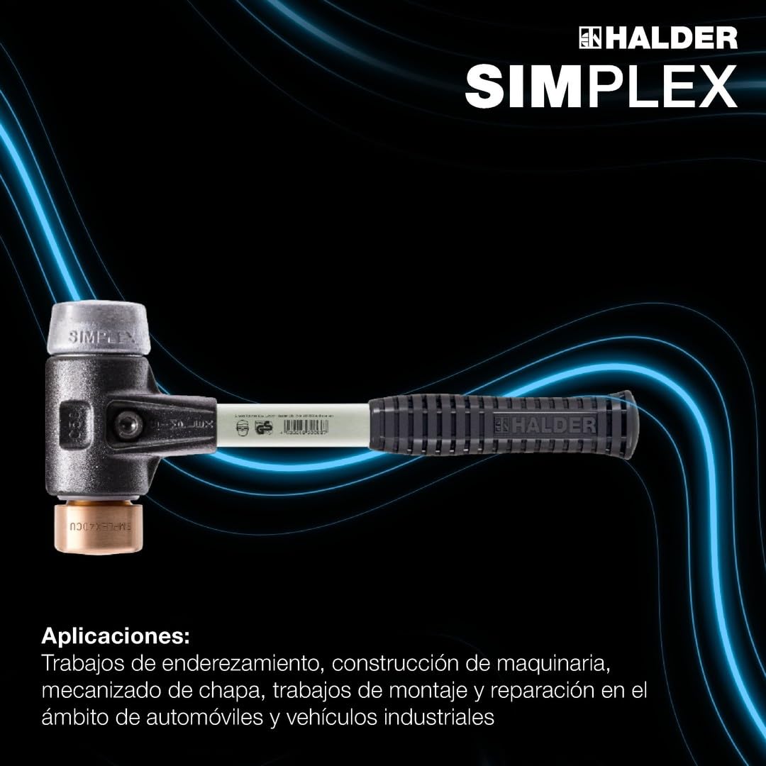 Simplex 3749s001 - Martillo de acción para coche (D40, cobre/metal blando y perforador)