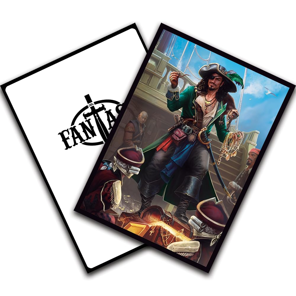 Amazon.com: Fantasy North - Salvador Santigo - Scoundrel of The Seas - 100  Smooth Matte TCG Card Sleeves - Fits Magic MTG Commander Pokemon and Other  Card Games