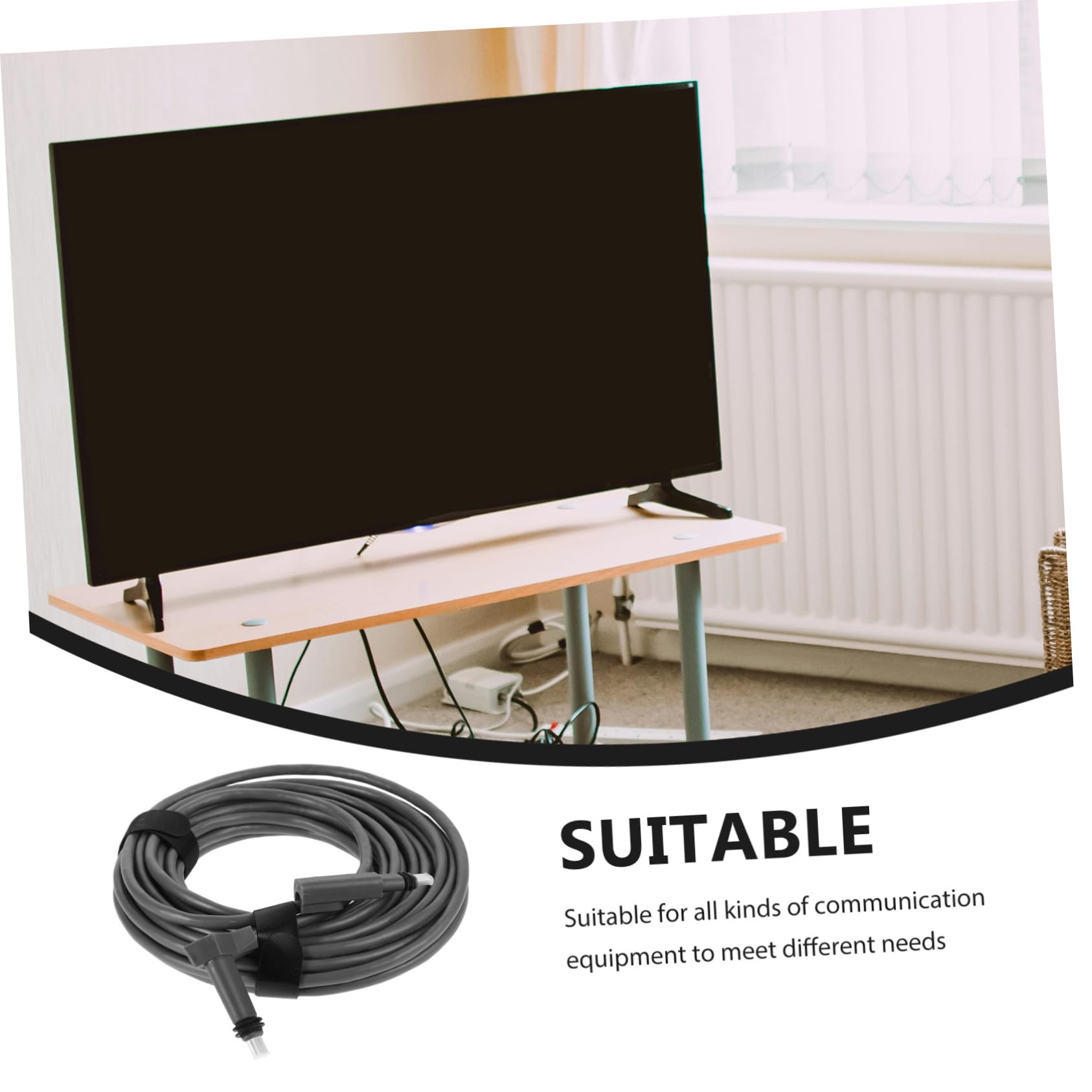 Artibetter Rallonge de Câble Réseau Cat 6 Connexion Stable, Transmission Rapide, Cuivre sans Oxygène, Pvc, pour Équipement de Communication, Usage Bureau et Maison