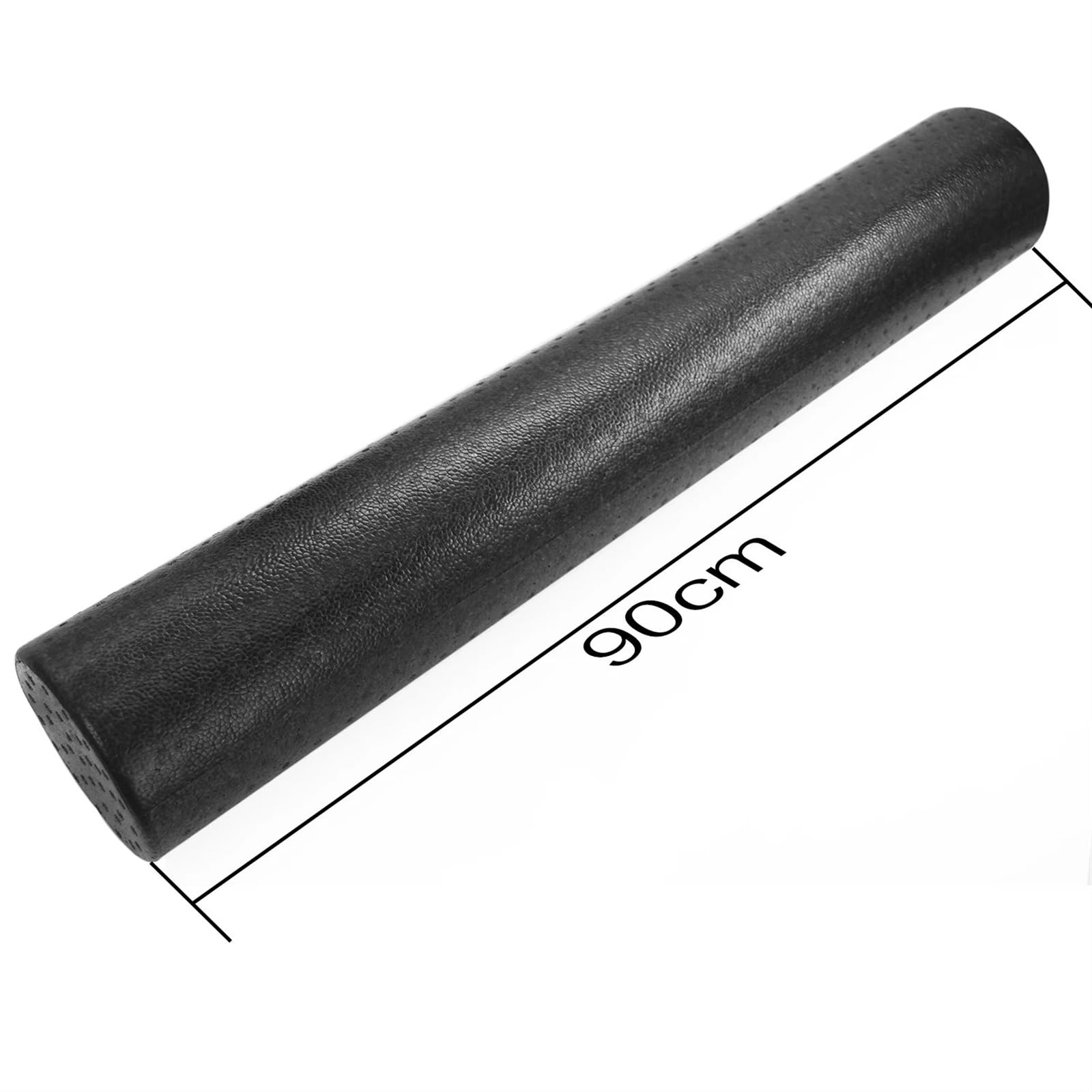 foam roller Schaumstoffrolle, Massage-Yoga-Säule, EPP, extra fest, hohe Dichte, for Muskelregeneration, Flexibilität und Übungen, Schwarz für Intensive Massage und Muskelentspannung(90 x 15CM)
