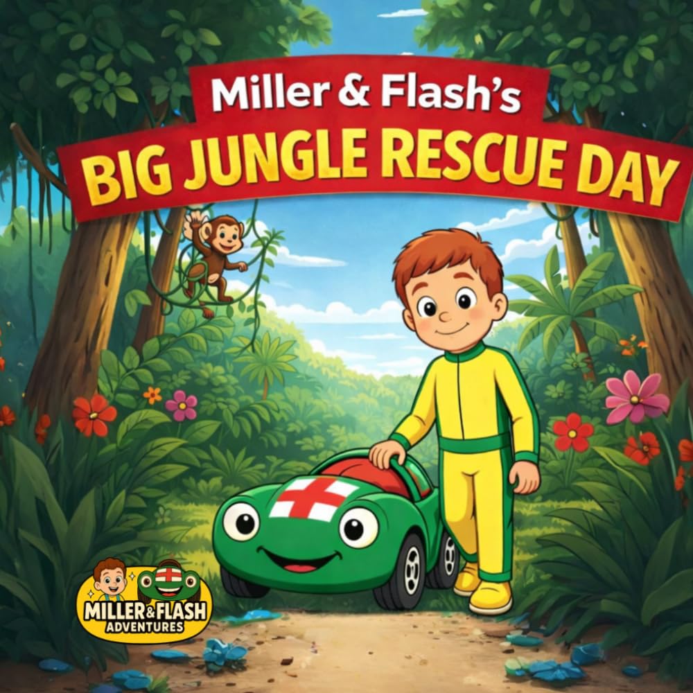 Miller & Flash's Big Jungle Rescue Day (Miller & Flash Adventures)