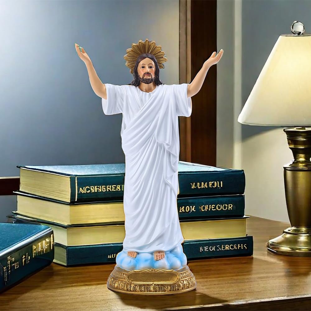 Amazon.co.jp: Shlinnuo 高さ9インチ イエス 復活したキリストの