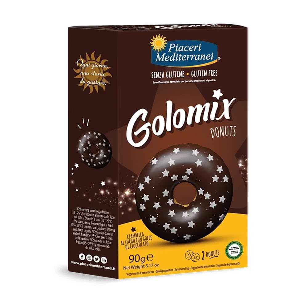 Eurospital Piaceri Mediterranei Golomix Donuts 2 Pezzi Da 45 G