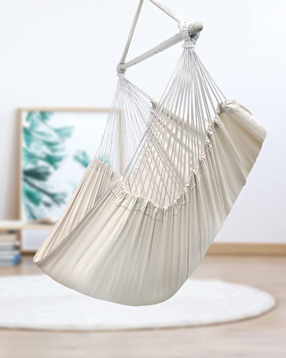ADVOKAIR One Hammock Chair Swing Hanging Chair and and One XXL Large Hammock Chair