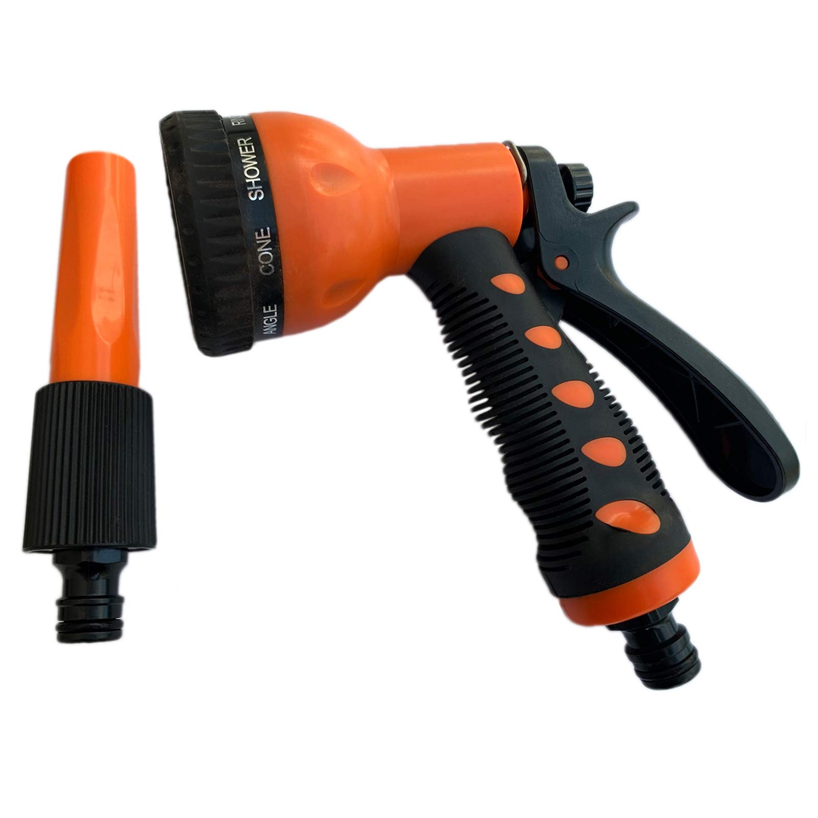 T-Mech - Avvolgitubo da Giardino Automatico Annaffiatoio Girevole Autoavvolgente e Pistola Spruzzo Staffa a Muro Girevole con Alimentazione da 2m e Tubo da 20m