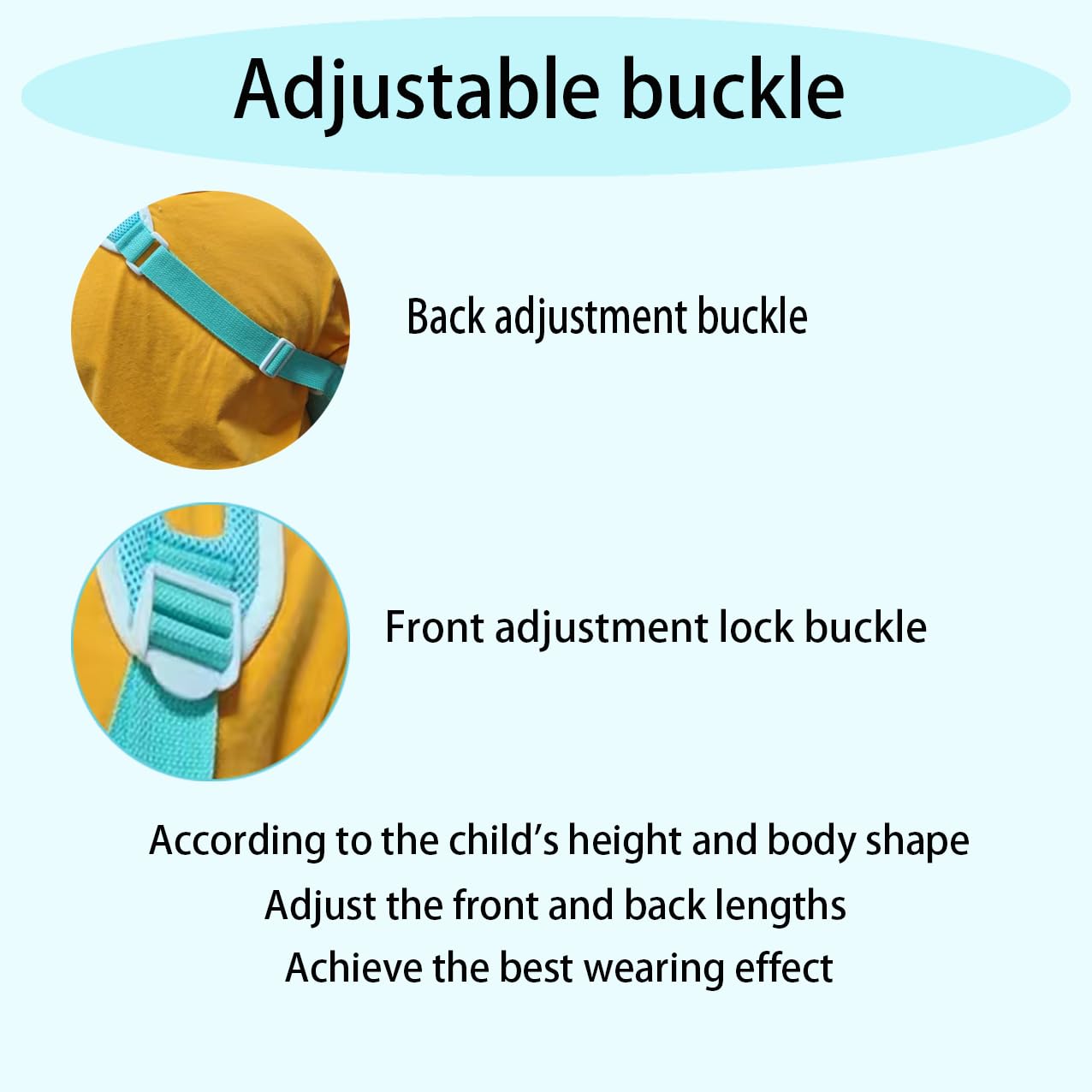 Fascia per braccio traspirante per bambini, stabilizzatore di supporto per lesioni al polso/gomiti/spalle, si adatta perfettamente sia alla mano sinistra che alla destra (blu, S)