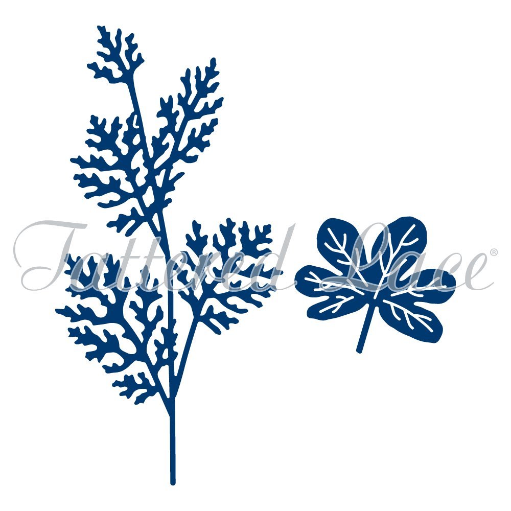 Tattered Lace JUST Because Foliage Craft Cutting Die Set - TLD0442