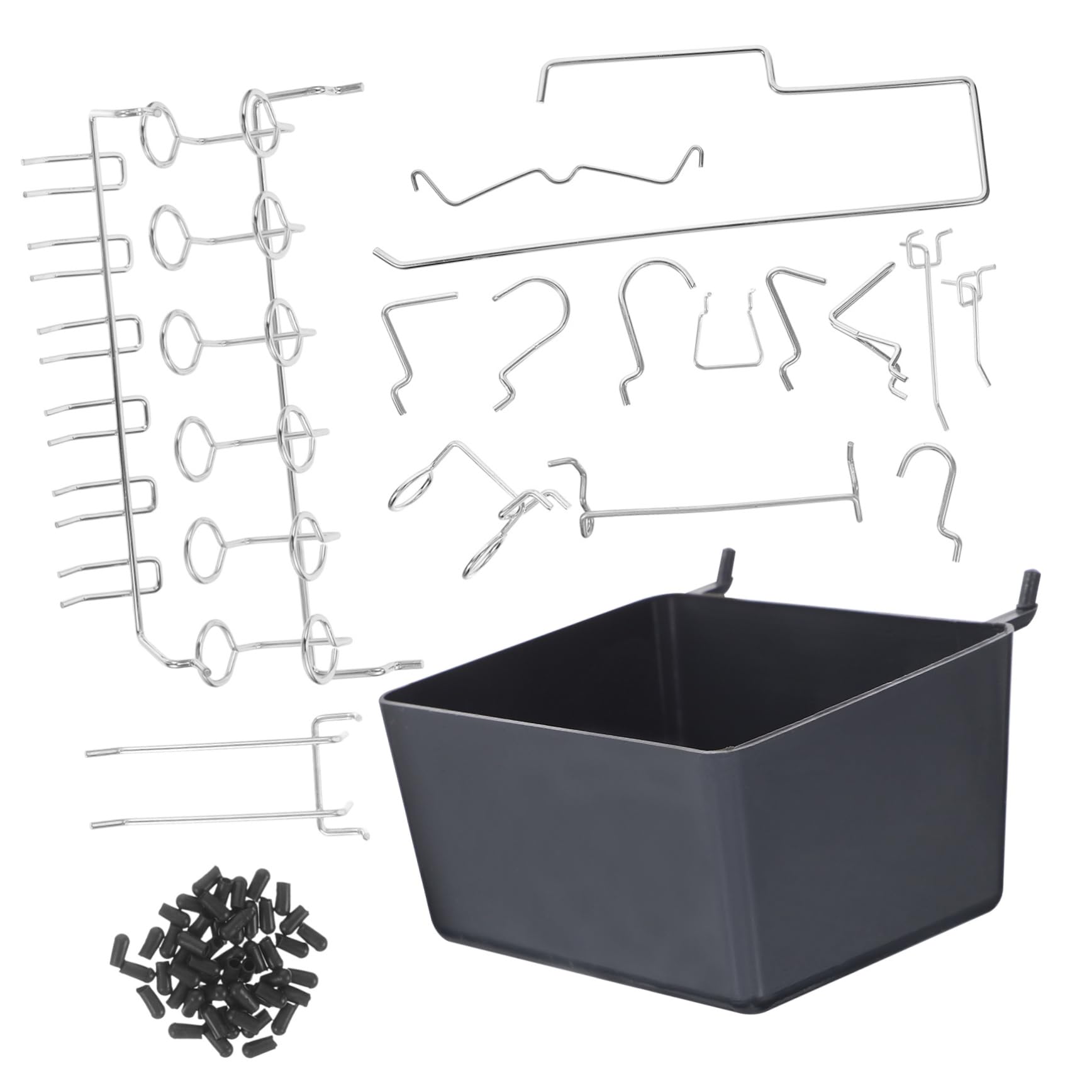 Alipis Pcs Pegboard Hooks Assortment Easy Install for Workshop Garage and Home