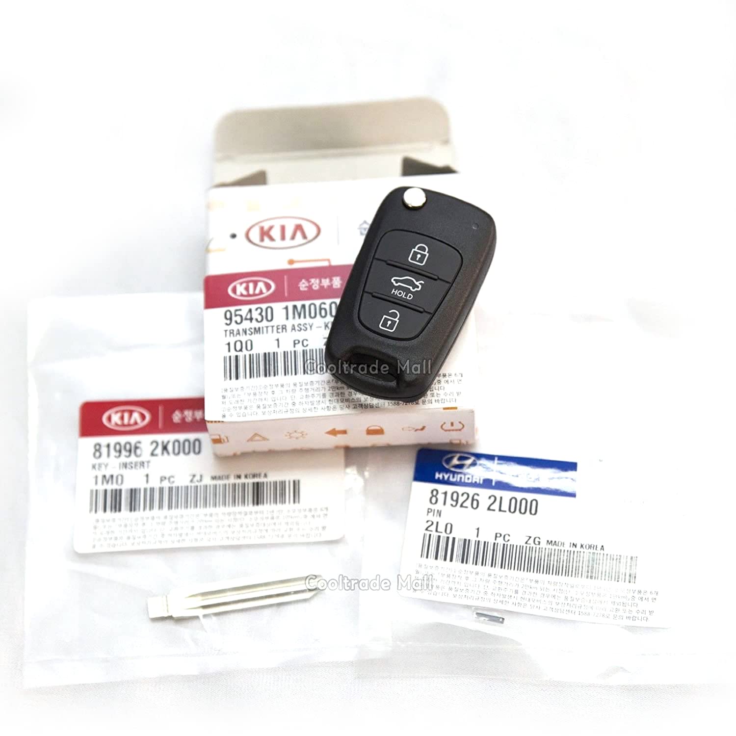 Keyless Entry Remote Control Folding Key (Fit: KIA Forte Koup 2009 2010)