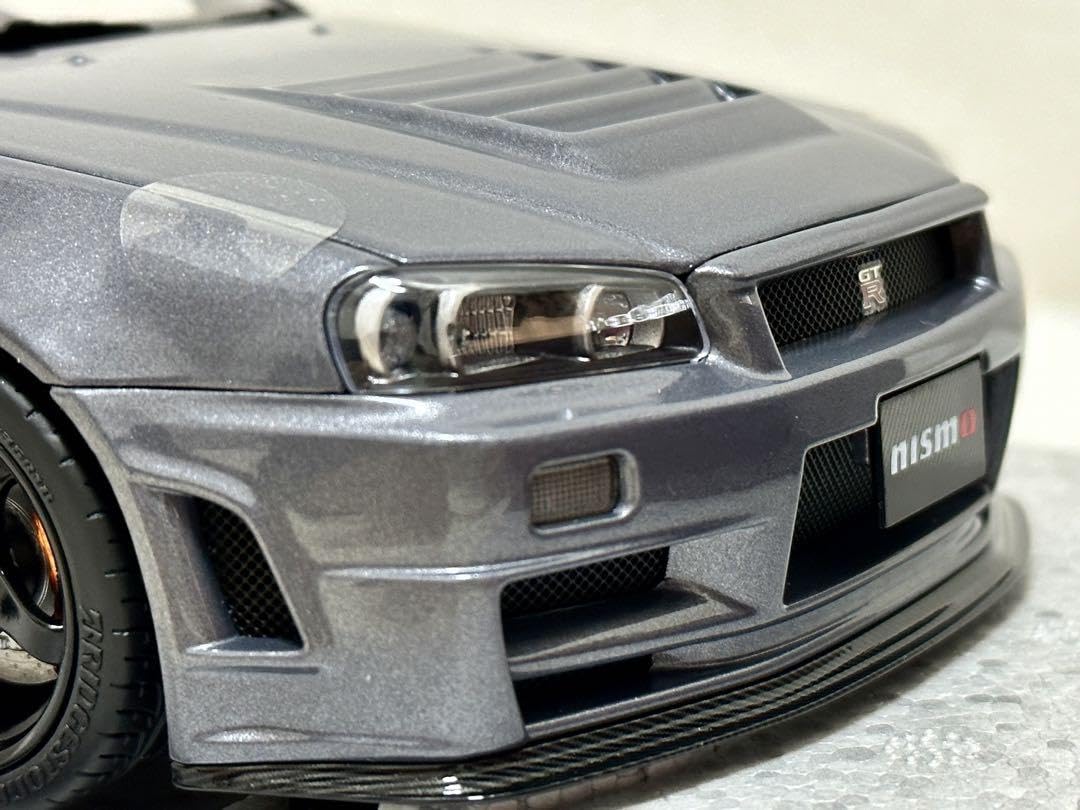 モーターヘリックス MOTORHELIX 1/18 GT-R CRS シルバー