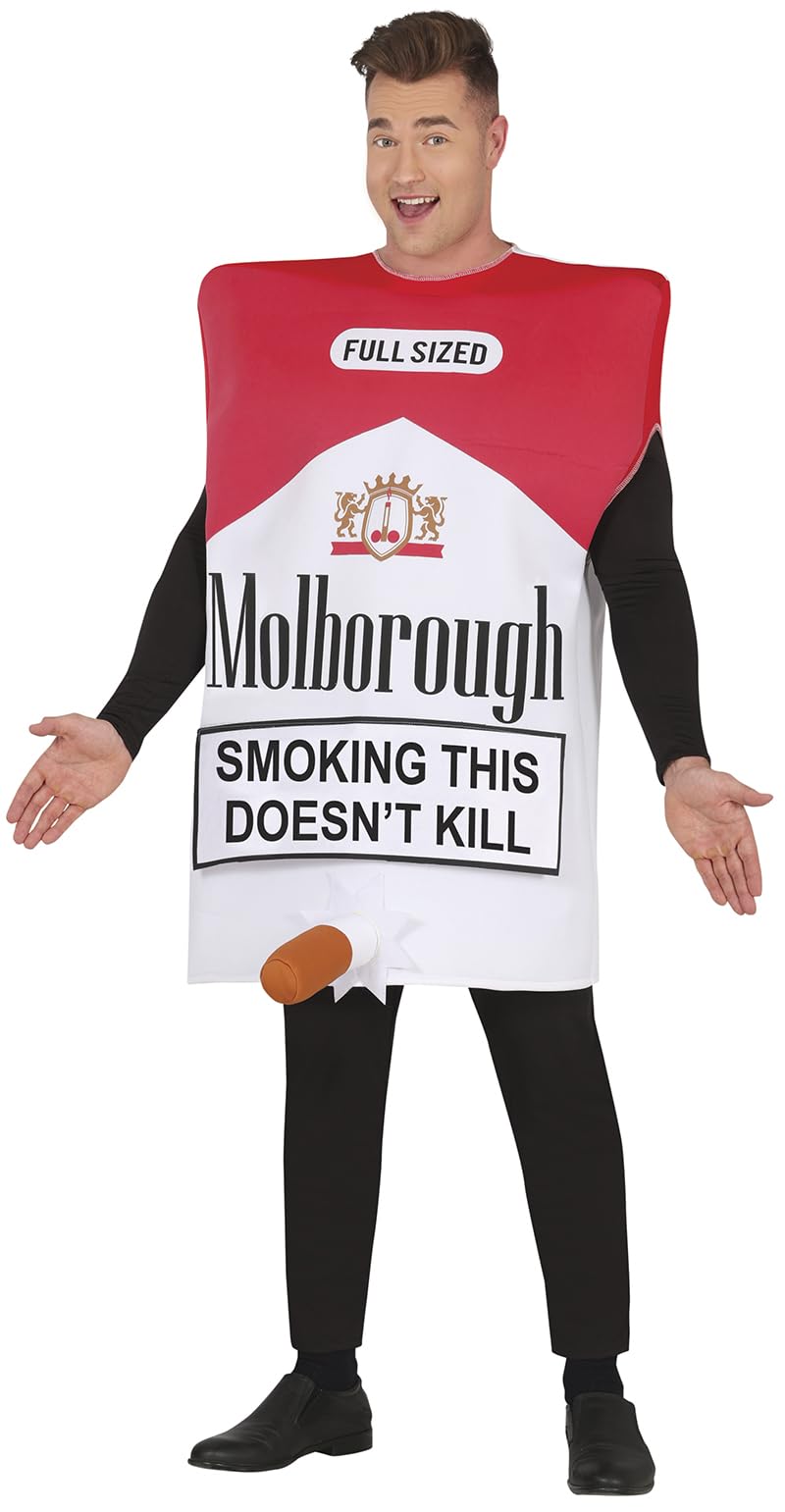 FIESTAS GUIRCA Paquete de Cigarrillos Divertidos Disfraz de Hombre - Despedida de Soltero Despedida de Soltero Disfraz de Hombre